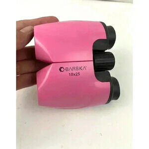Barska 10x25 Pink Porro Binoculars 288FT With Carrying Bag Outdoor Camping